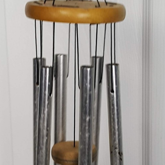 Vintage Wood and metal wind chimes - Picture 2 of 8